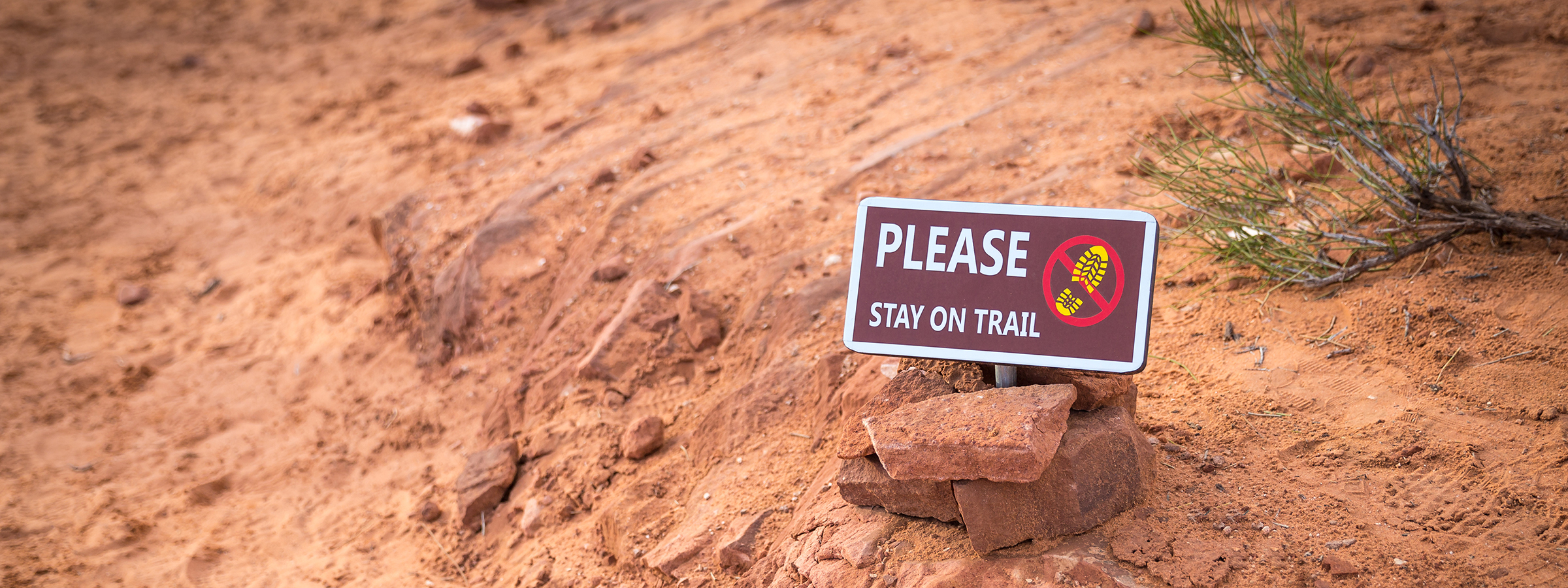 Stay on trail.